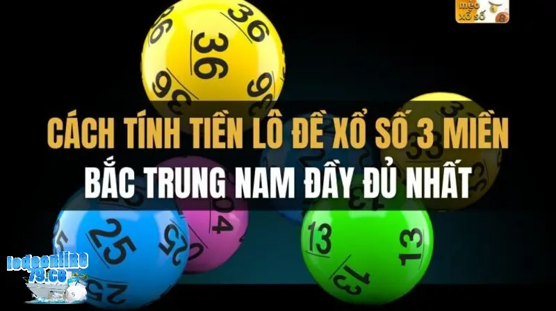 Công thức xác định số tiền thắng lô chung cho cả 3 miền